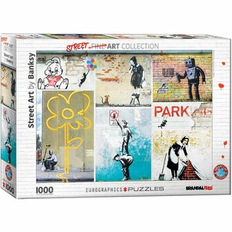 Street Art by Banksy &ndash; Eurographics Puzzle 1000 pieces | Fine Art Collection