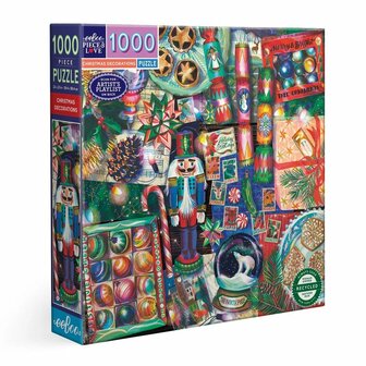 Kerstpuzzel Christmas Decoration (1000 stukjes) | Eeboo