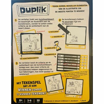 Duplik &ndash; Nieuwe Editie - partyspel / tekenspel | Zygomatic