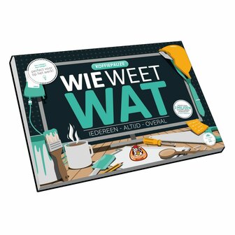 Wie Weet Wat &ndash; Koffiepauze &ndash; Woordspel / Partyspel &ndash; White Goblin Games
