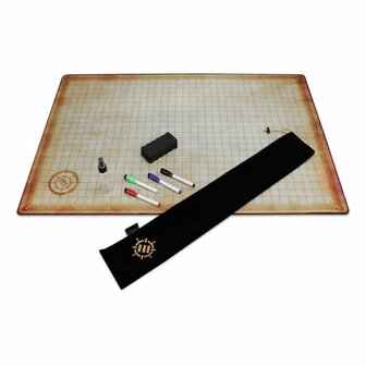 Tabletop Deluxe RPG Grid Mat &ndash; Speelmat &ndash; Enhance