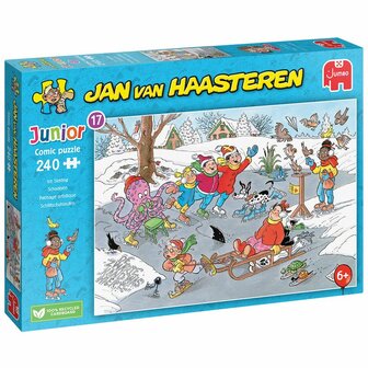 Schaatsen - Jan van Haasteren Junior Puzzel (240) - Jumbo