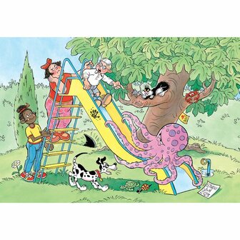 De Gladde Glijbaan &ndash; Jan van Haasteren Junior (150) &ndash; Kinderpuzzel &ndash; Jumbo