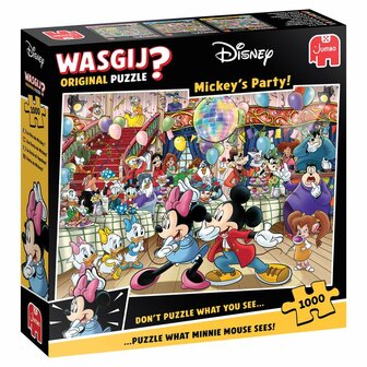 Wasgij Original Puzzel Mickey&#039;s Party &ndash; 1000 stukjes | Jumbo