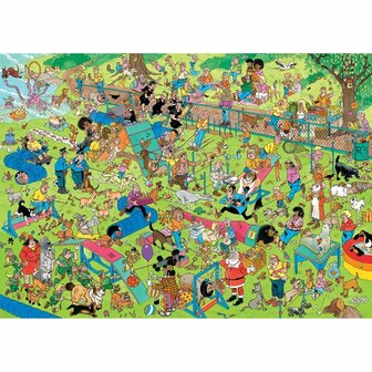 Jan van Haasteren - Hondenparcours - puzzel met 1000 stukjes - Jumbo