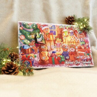 Advent Dice Calendar 2025 - Q-Workshop - Unieke Dobbelstenen voor de Feestdagen