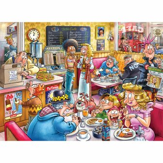 Wasgij &ndash; Destiny 27 &ndash; Caf&eacute; to Latte! (1000) &ndash; Legpuzzel &ndash; Jumbo