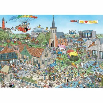 Jan van Haasteren &ndash; Rondje Texel (1000) &ndash; Legpuzzel &ndash; Jumbo