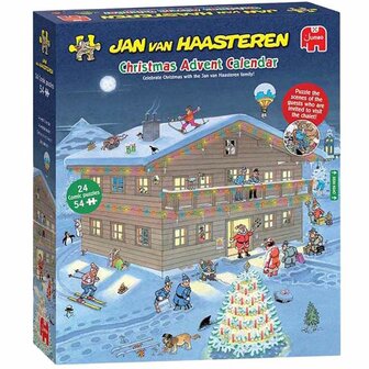 Jan van Haasteren Christmas Advent Kalender 2025 &ndash; Puzzel adventskalender &ndash; Jumbo