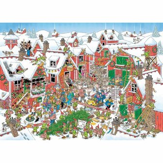 Jan van Haasteren &ndash; Het dorp van de kerstman (1000) &ndash; Legpuzzel &ndash; Jumbo
