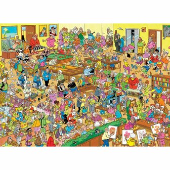 Jan van Haasteren &ndash; Het Bejaardentehuis (1000) &ndash; Legpuzzel &ndash; Jumbo
