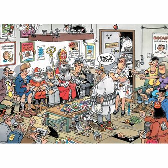 Jan van Haasteren &ndash; Wie is de volgende? (500) &ndash; Legpuzzel &ndash; Jumbo