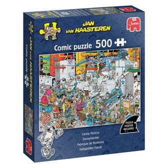 Jan van Haasteren &ndash; Snoepfabriek (500) &ndash; Legpuzzel &ndash; Jumbo