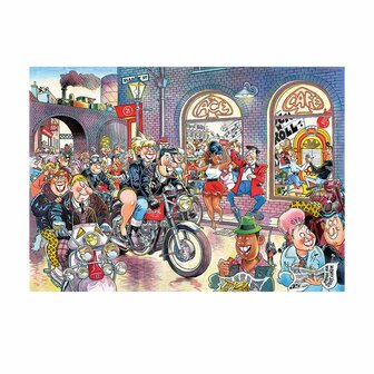 Wasgij &ndash; Destiny Retro 7 &ndash; Rock around the clock! (1000) &ndash; Legpuzzel &ndash; Jumbo