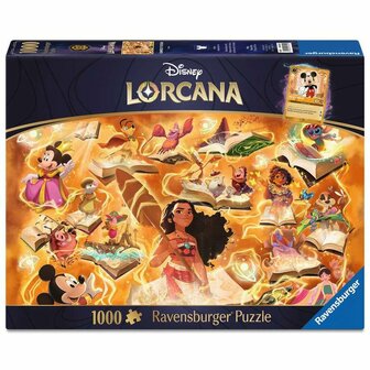 Disney Lorcana &ndash; Glimmers of the Realm: Amber (1000) &ndash; Legpuzzel &ndash; Ravensburger