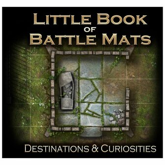 Little Book of Battle Mats: Destinations &amp; Curiosities &ndash; RPG-kaartenboek &ndash; Loke Battle Mats