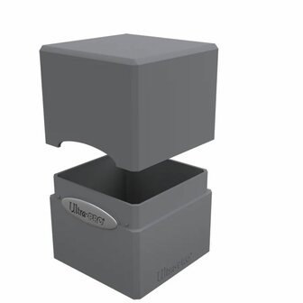 Deck Box &ndash; Satin Cube &ndash; Smoke Grey &ndash; Ultra PRO