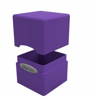 Deck Box &ndash; Satin Cube &ndash; Royal Purple &ndash; Ultra PRO
