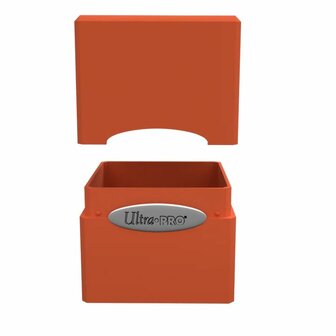 Deck Box &ndash; Satin Cube &ndash; Pumpkin Orange &ndash; Ultra PRO