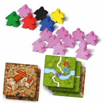 Carcassonne: Kathedralen &amp; Herbergen &ndash; Uitbreiding 1 &ndash; 999 Games