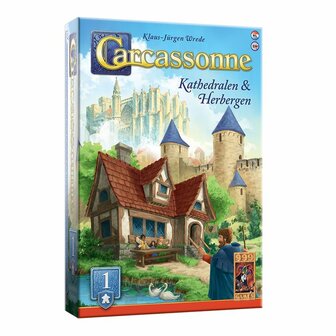 Carcassonne: Kathedralen &amp; Herbergen &ndash; Uitbreiding 1 &ndash; 999 Games