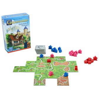 Carcassonne: Kathedralen &amp; Herbergen &ndash; Uitbreiding 1 &ndash; 999 Games