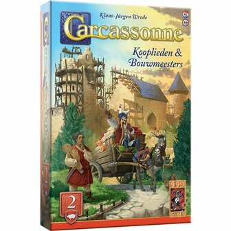 Carcassonne: Kooplieden &amp; Bouwmeesters &ndash; Uitbreiding 2 &ndash; 999 Games