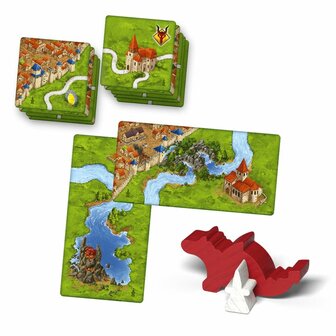 Carcassonne: Draak &amp; Fee &ndash; Uitbreiding 3 &ndash; 999 Games