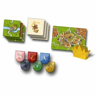 Carcassonne: Toernooien &amp; Emblemen &ndash; Uitbreiding 6 &ndash; 999 Games