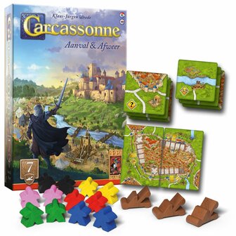Carcassonne: Aanval &amp; Afweer &ndash; Uitbreiding 7 &ndash; 999 Games