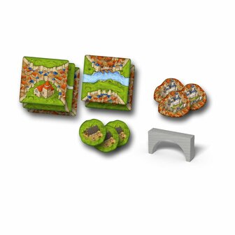 Carcassonne: Burchten &amp; Bruggen &ndash; Uitbreiding 8 &ndash; 999 Games