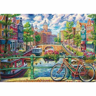 Amsterdamse Grachten (1000) &ndash; Legpuzzel &ndash; Schmidt
