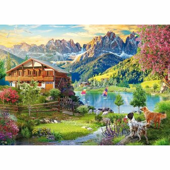Recreatie in de Dolomieten (1000) &ndash; Legpuzzel &ndash; Schmidt Spiele