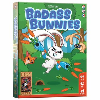 Badass Bunnies &ndash; Kaartspel &ndash; 999 Games