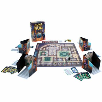 Nuns on the Run &ndash; Bordspel (2-8 spelers) &ndash; 999 Games