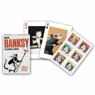More Banksy Single Deck &ndash; Speelkaarten &ndash; Piatnik