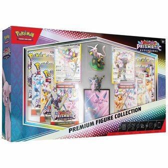 Pok&eacute;mon: Scarlet &amp; Violet Prismatic Evolutions Premium Figure Box &ndash; Collectiebox met figuur &ndash; The Pok&amp;#x00