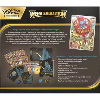 Pok&eacute;mon: Mega Evolution Elite Trainer Box: Lucario &ndash; Elite trainer box &ndash; The Pok&eacute;mon Company Intern