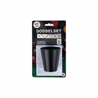 Dobbel Set met Score Blok &ndash; Dobbelset &ndash; Engelhart
