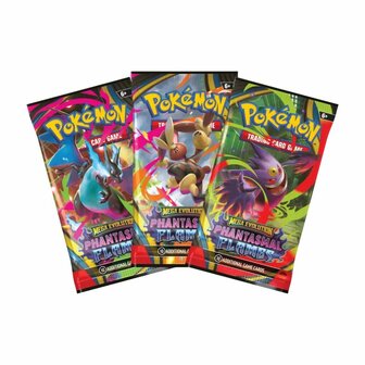 Pok&eacute;mon Mega Evolution Phantasmal Flames &ndash; 3-pack blister &ndash; The Pok&eacute;mon Company