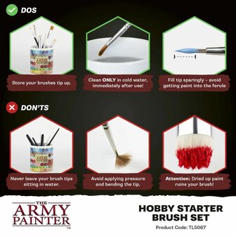 Hobby Starter Brush Set - Penseelset - The Army Painter