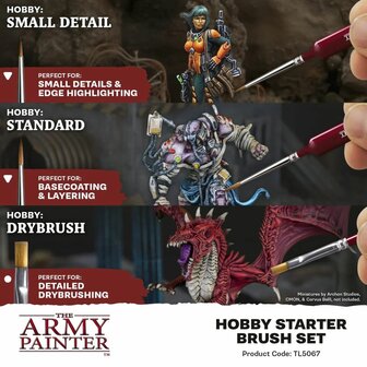 Hobby Starter Brush Set - Penseelset - The Army Painter