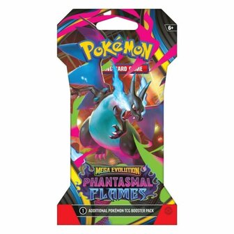 Pok&eacute;mon Mega Evolution Phantasmal Flames &ndash; Sleeved Booster &ndash; The Pok&eacute;mon Company
