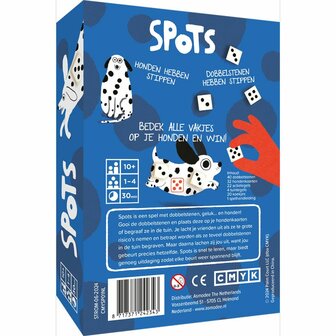 Spots &ndash; Dobbelspel &ndash; CMYK