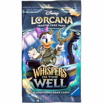 Disney Lorcana TCG &ndash; Whispers in the Well Booster Box &ndash; Boosterbox &ndash; Ravensburger