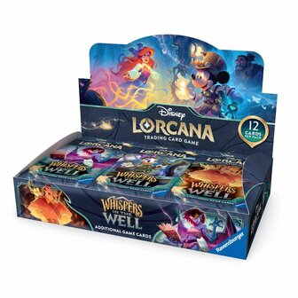 Disney Lorcana TCG &ndash; Whispers in the Well Booster Box &ndash; Boosterbox &ndash; Ravensburger