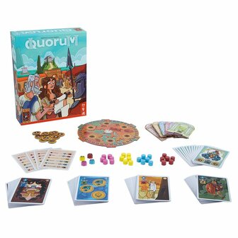 Quorum - Strategisch bordspel (2-4 spelers) | 999 Games