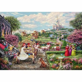 Disney: Cinderella &ndash; Happily Ever After &ndash; Thomas Kinkade (1000) &ndash; Legpuzzel &ndash; Schmidt Spiele