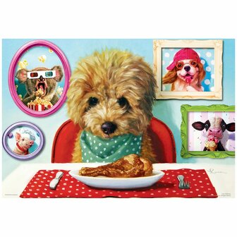 Dinner Time by Lucia Heffernan (Lunch Bag) (100) &ndash; Legpuzzel &ndash; Eurographics