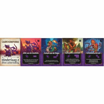 Cartographers: Hinderlaag 2 &ndash; Mini uitbreiding &ndash; Intrafin Games